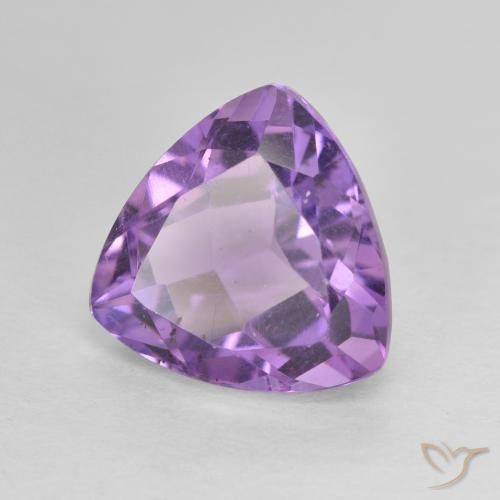 9,17 ctw natürlicher Lilaisch-violett Amethyst, Trillion, VVS-VS