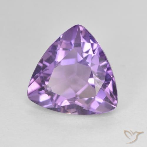 9,17 ctw natürlicher Rosaig-violett Amethyst, Trillion, VVS-VS