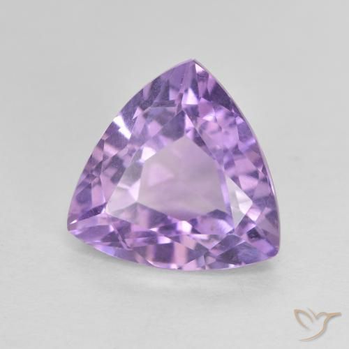 9,17 ctw natürlicher Rosaig-violett Amethyst, Trillion, VVS-VS