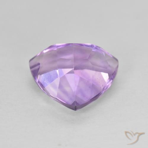 9,17 ctw natürlicher Rosaig-violett Amethyst, Trillion, VVS-VS