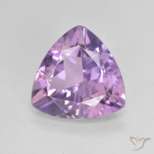 2.73ct Natürlicher Mittelrosa Violett Amethyst, Trillion, VVS-VS