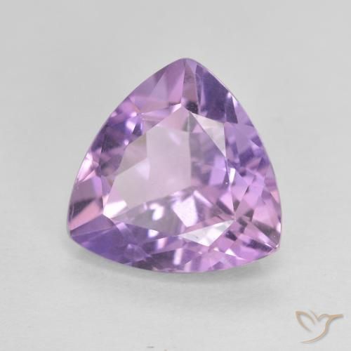 9,17 ctw natürlicher Mittelrosa Violett Amethyst, Trillion, VVS-VS