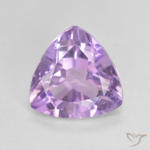 2.92ct Natürlicher Mittelviolettes Rosa Amethyst, Trillion, VVS-VS