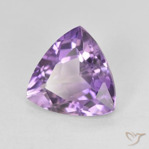 9,17 ctw natürlicher Medium Light Purplish-Violet Amethyst, Trillion, VVS-VS