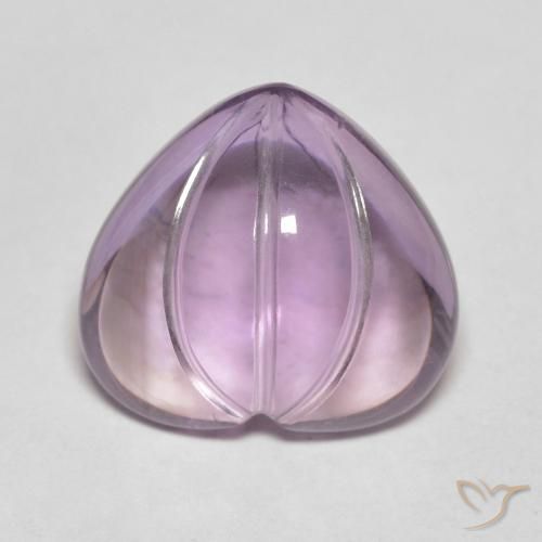 6.07ct Natürlicher Magenta Amethyst, Herz, Transparent