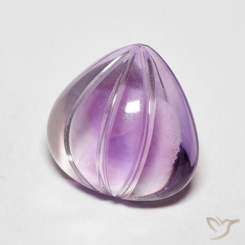 9,17 ctw natürlicher Sangria-Veilchen Amethyst, Birnenform, Transparent