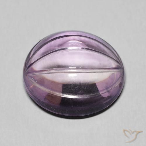9,17 ctw natürlicher Hell-Mittelviolett Amethyst, Oval, Transparent
