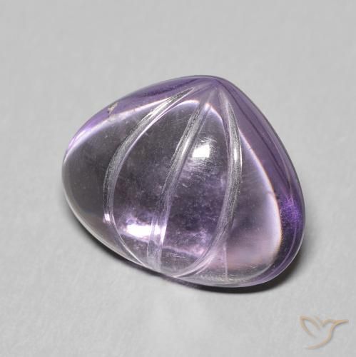 9,17 ctw natürlicher Lilaisch-violett Amethyst, Birnenform, Transparent