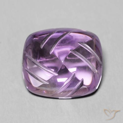 6.81ct Natürlicher Medium Light Purplish-Violet Amethyst, Fantasie, Transparent