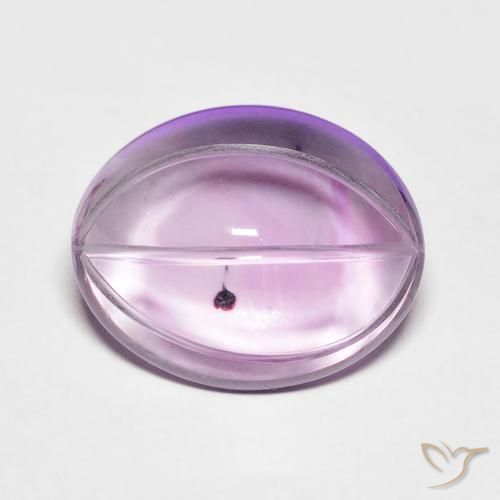 6.83ct Natürlicher hellviolett Amethyst, Oval, Transparent