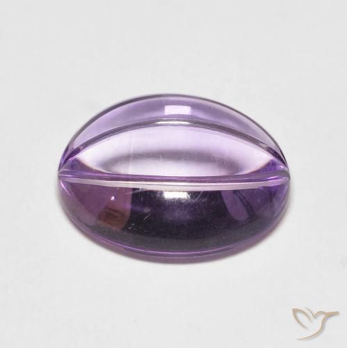 9,17 ctw natürlicher Hellrosa Violett Amethyst, Oval, Transparent