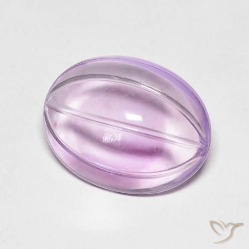 9,17 ctw natürlicher Rosa Iris Violett Amethyst, Oval, Transparent