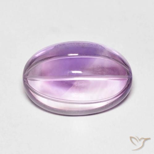 6.36ct Natürlicher Sangria-Veilchen Amethyst, Oval, Transparent