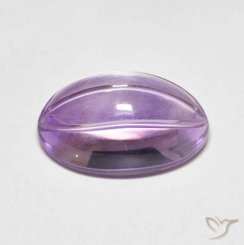 9,17 ctw natürlicher Sangria-Veilchen Amethyst, Oval, Transparent