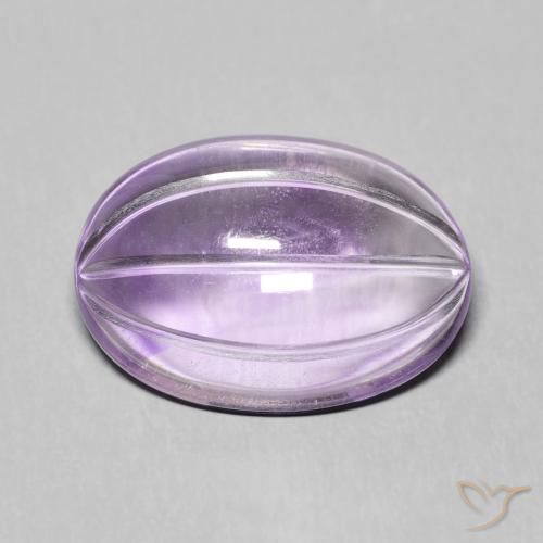 7.18ct Natürlicher Mittelviolett Amethyst, Oval, Transparent
