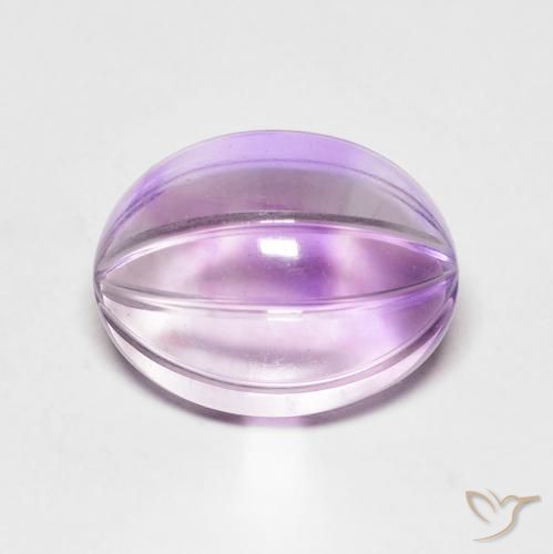 5.71ct Natürlicher Iris Violett Amethyst, Oval, Transparent