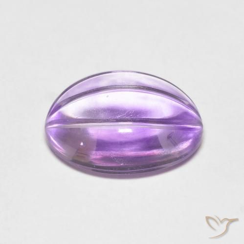 9,17 ctw natürlicher Iris Violett Amethyst, Oval, Transparent