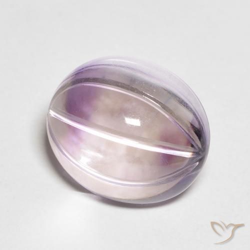 9,17 ctw natürlicher Helle Iris Violett Amethyst, Oval, Transparent