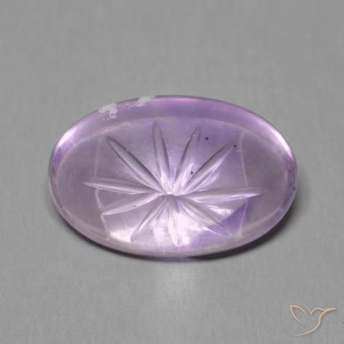 5.61ct Natürlicher Iris Violett Amethyst, Oval, Transparent