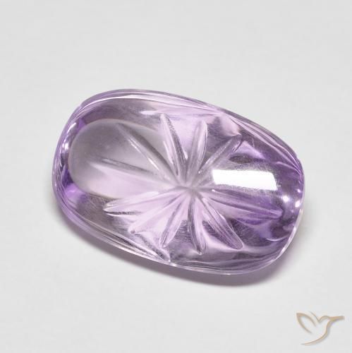 7.48ct Natürlicher Mittelviolett Amethyst, Oval, Transparent
