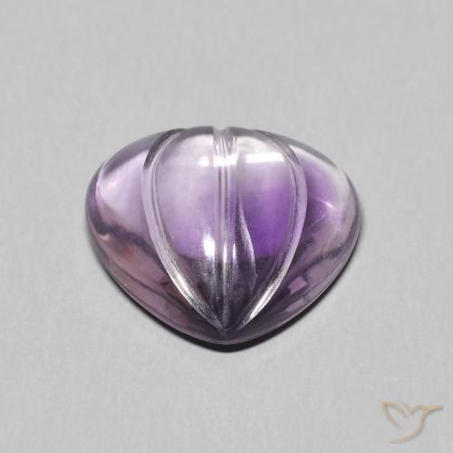 9,17 ctw natürlicher Medium Light Purplish-Violet Amethyst, Birnenform, Transparent