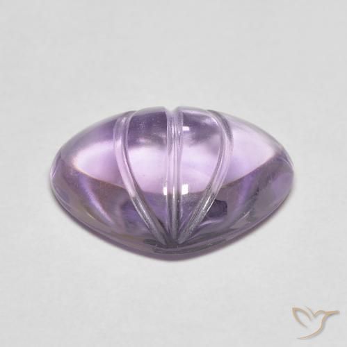 9,17 ctw natürlicher Mittelviolett Amethyst, Birnenform, Transparent