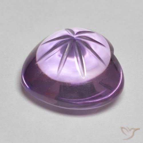 9,17 ctw natürlicher Rosaig-violett Amethyst, Herz, Transparent