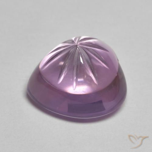 9,17 ctw natürlicher Mittelviolett Amethyst, Herz, Transparent