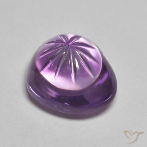 9,17 ctw natürlicher Rosaig-violett Amethyst, Herz, Transparent