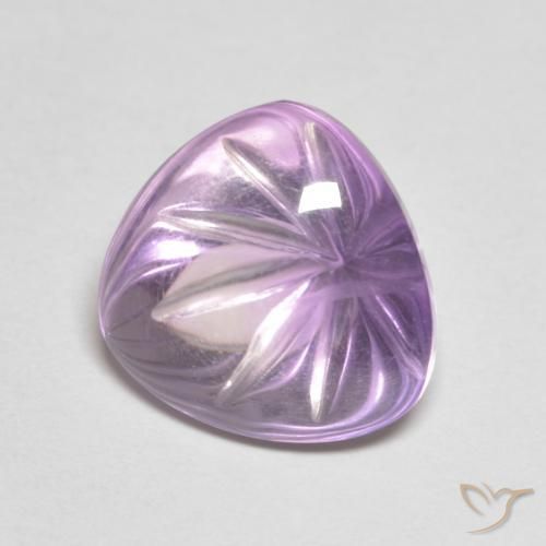 9,17 ctw natürlicher Mittelviolett Amethyst, Trillion, Transparent
