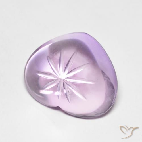 9,17 ctw natürlicher Iris Violett Amethyst, Herz, Transparent