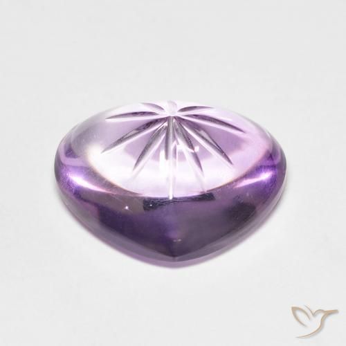 9,17 ctw natürlicher Iris Violett Amethyst, Herz, Transparent