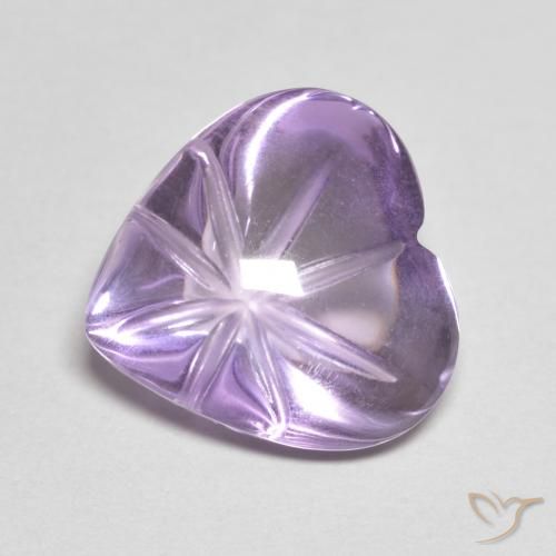 9,17 ctw natürlicher Mittelviolett Amethyst, Herz, Transparent