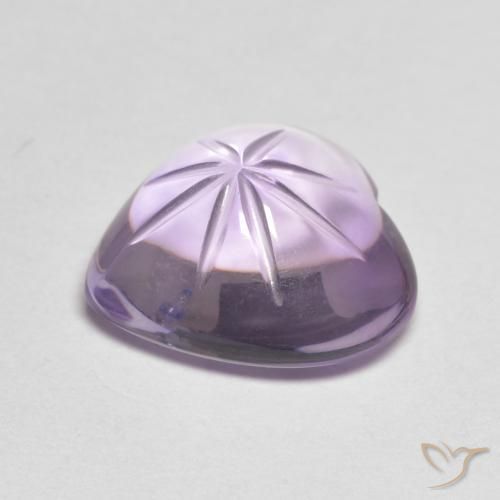 9,17 ctw natürlicher Mittelviolett Amethyst, Herz, Transparent