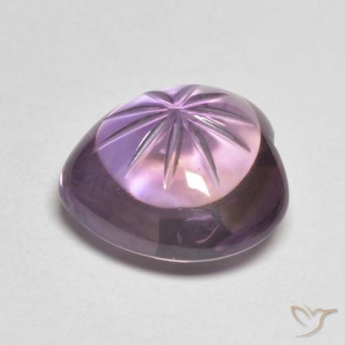 9,17 ctw natürlicher Sangria-Veilchen Amethyst, Herz, Transparent