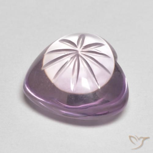 9,17 ctw natürlicher Iris Violett Amethyst, Herz, Transparent