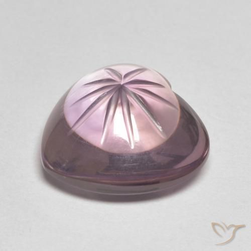 9,17 ctw natürlicher Rosaig-violett Amethyst, Herz, Transparent