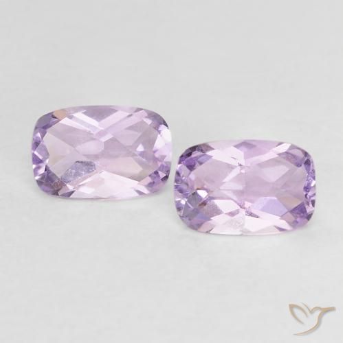 0.97ctw Natürlicher Rosaig-violett Amethyst, Kissen, VVS-VS