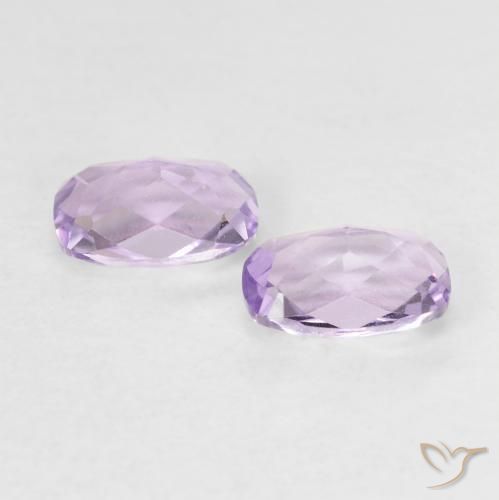 0.97 ct natürliche Rosaig-violett Amethyst-Edelsteine, Kissen, VVS-VS