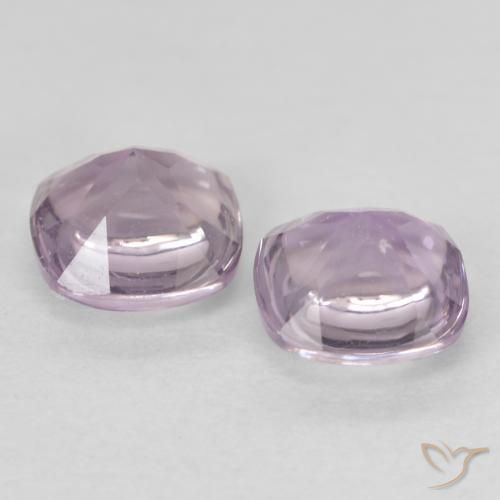1.07 ct natürliche blassviolett Amethyst-Edelsteine, Kissen, Transparent