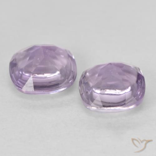 1.05 ct natürliche hellviolett Amethyst-Edelsteine, Kissen, Transparent