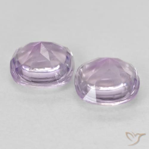 1.04 ct natürliche hellviolett Amethyst-Edelsteine, Kissen, Transparent