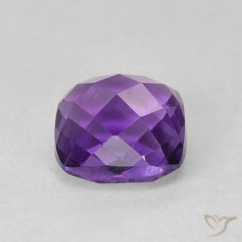 9,17 ctw natürlicher tiefviolett Amethyst, Kissenschliff, VVS-VS