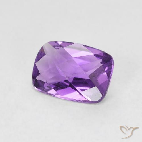 9,17 ctw natürlicher Mittelviolettes Violett Amethyst, Kissenschliff, VVS