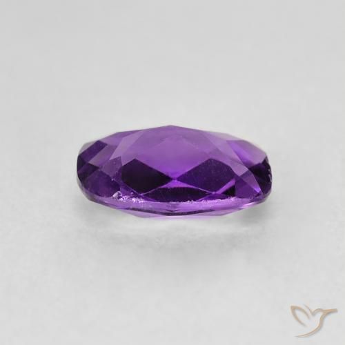 9,17 ctw natürlicher Mittelviolettes Violett Amethyst, Kissenschliff, VVS