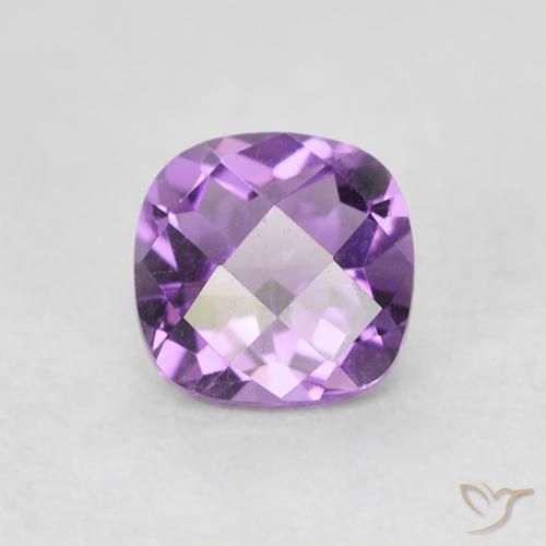 9,17 ctw natürlicher Lebhaftes Violett Amethyst, Kissenschliff, VVS