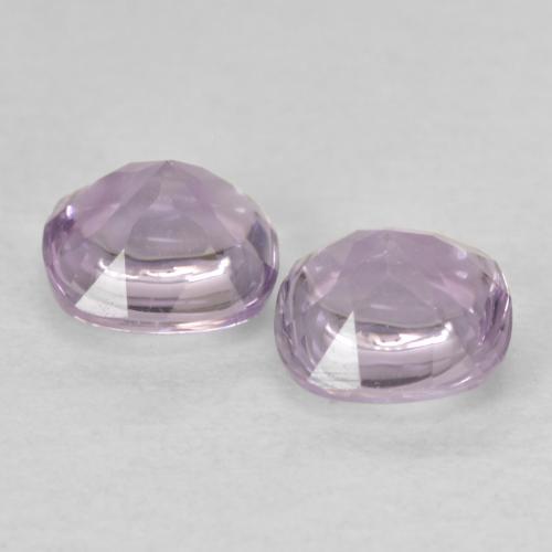 1.08 ct natürliche helllila- Amethyst-Edelsteine, Kissen, Transparent