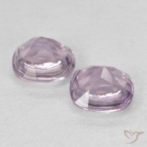 1.04 ct natürliche Lila-Rosa Weiß Amethyst-Edelsteine, Kissen, Transparent