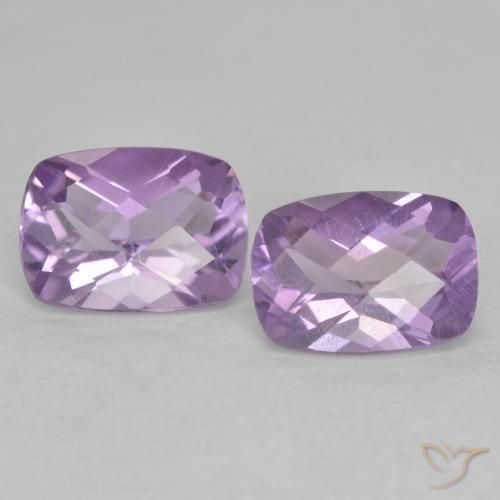 1.74ctw Natürlicher Rosaig-violett Amethyst, Kissen, VVS-VS