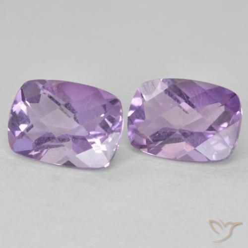 1.74 ct natürliche Rosaig-violett Amethyst-Edelsteine, Kissen, VVS-VS